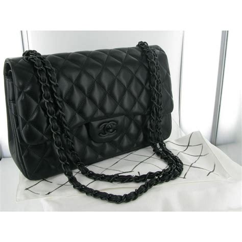 black chanel bag with black hardware